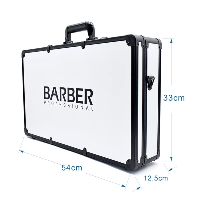 Professional Hair Salon Barber Aluminum Beauty Cosmetic Case Hairdressing Toolbox