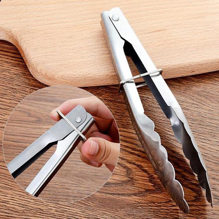 Wholesale Premium Stainless - Portable Steel Food Tongs, Durable Kitchen & BBQ Baking Tool