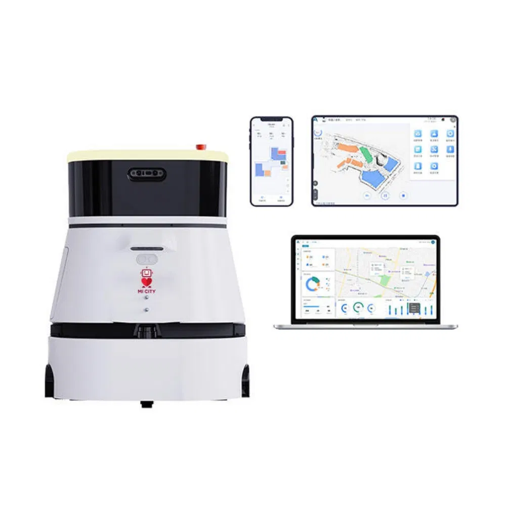 Commercial Cleaning Robot High Quality Intelligent Automatic Mopping Robot 20L Water Tank Vacuum Cleaner Sweeper Robot