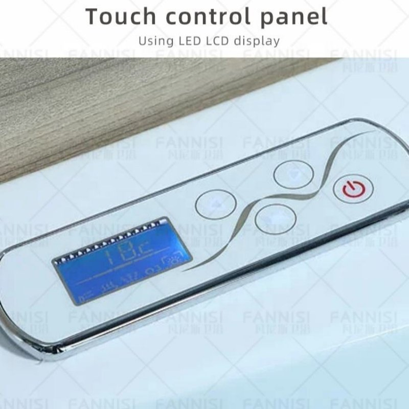 Luxury Intelligent Back Hydro Massage Hot Bathtub Freestanding