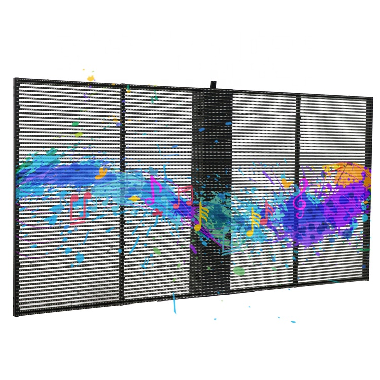 Innovative Transparent Window Outdoor LED Sign for Glass LED Wall