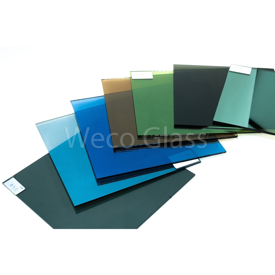 Sound Insulation 24K Golden Euro Grey Colored Sheet Tinted Glass