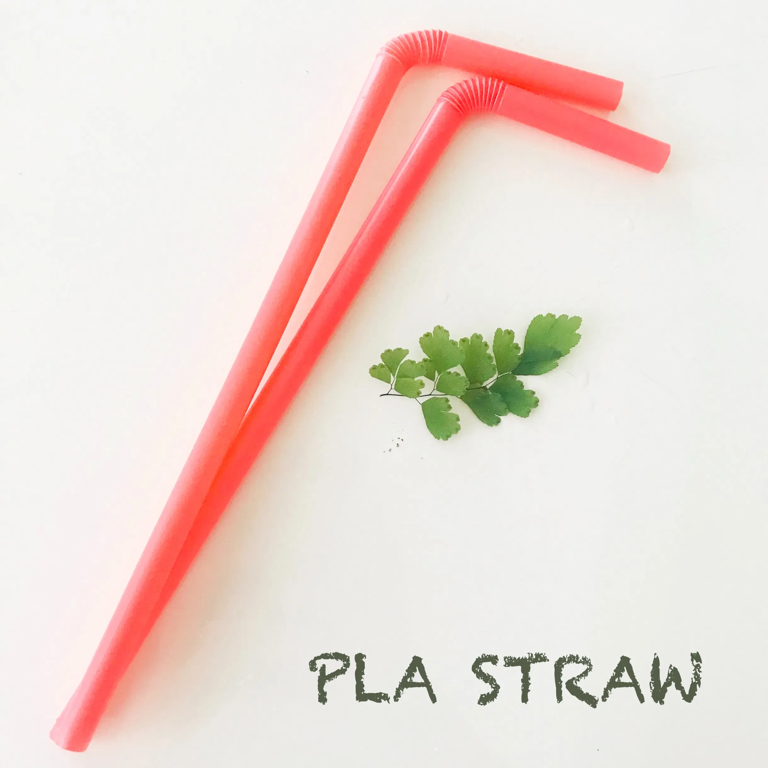 Biodegradable Drinking Straws 300 Pack 100% Compostable Flexible Plant Based Straw for Birthday or Party