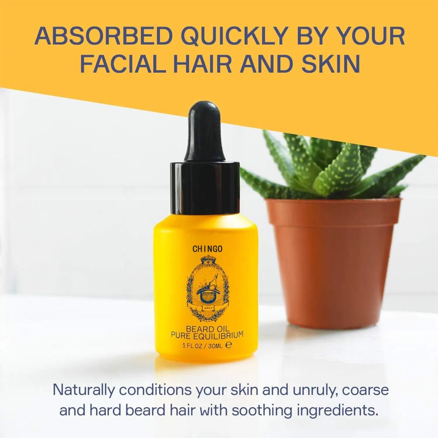 Beard Growth Oil Boosts Thickness Strengthens Follicles Nourishes Gently