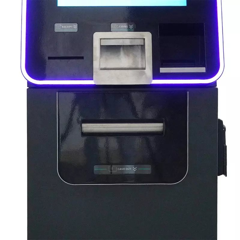Self Service Machine Crypto ATM Bar Code Scanner and Btc Exchange Card Payment Kiosk Ticking Carpark Kiosk