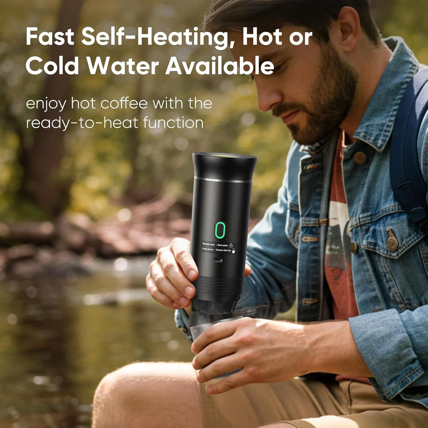 Italian Portable High-Pressure Capsule Coffee Maker with Wireless USB Charging Mei Concentrated Electric Small Heating Pump