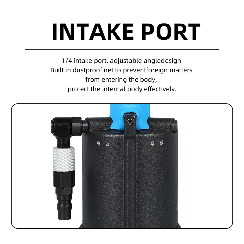 Rocol Rl-4000mv Pneumatic Hydraulic Riveter Tool Self-Priming 3.2-4.8mm Riveting Tool with Nail Suction