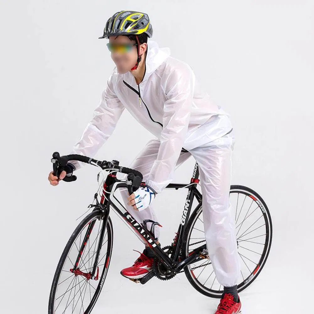 Cycling Jacket and Pants Set Raincoat with Reflective Strips Wbb13303