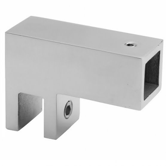 Кронштейн для стекла в ванной, нержавеющая сталь 15x15 мм