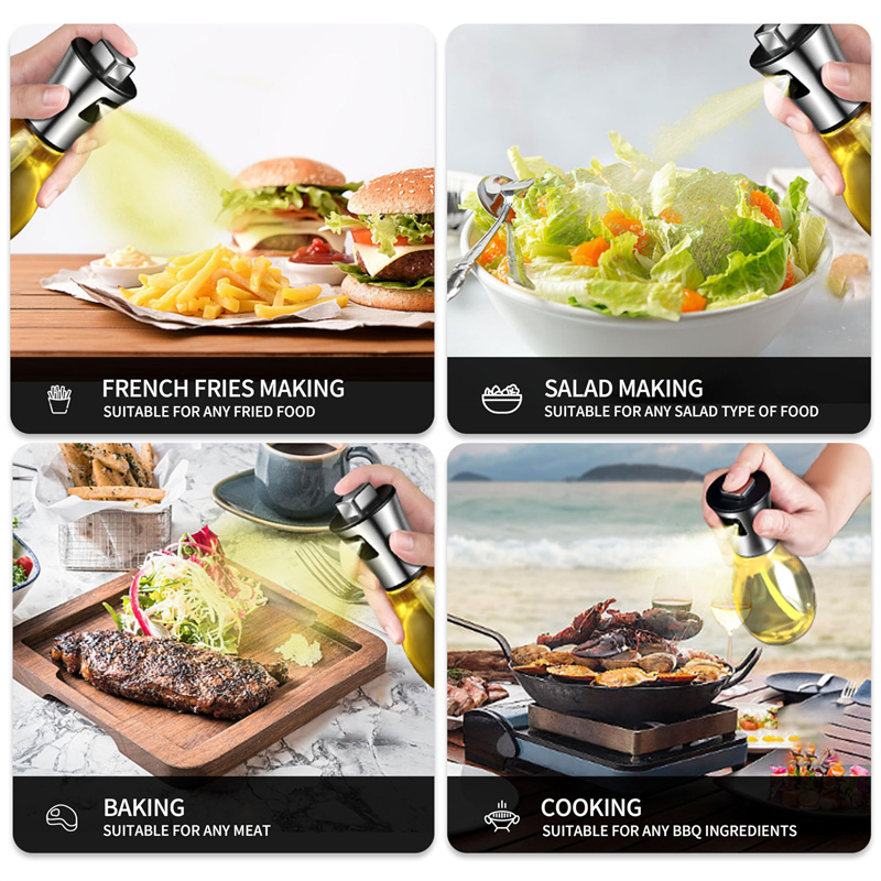 200ml Oil Spritzer Olive Oil Spray Bottle Oil Sprayer Mister for Cooking BBQ Salad Making