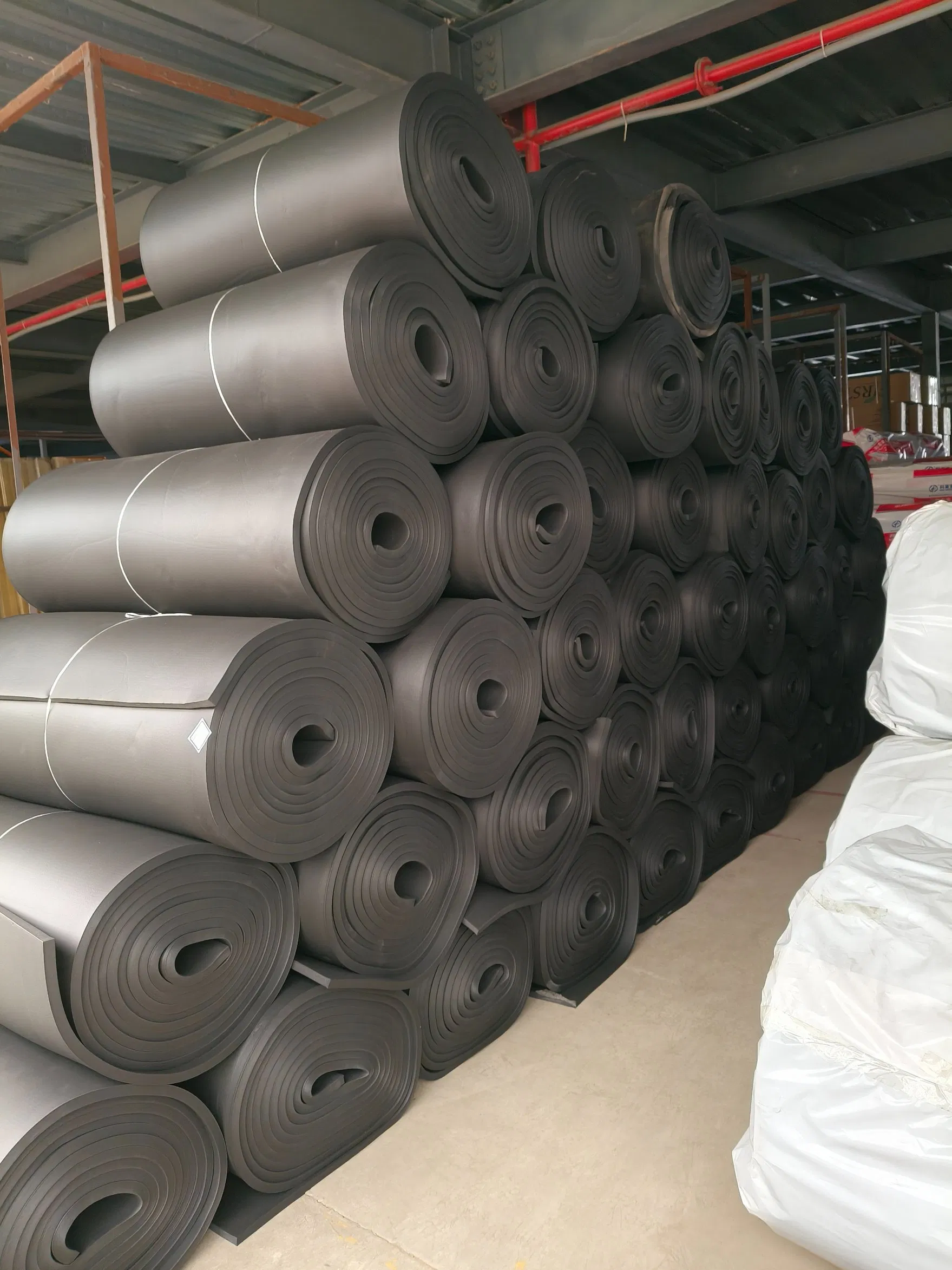 High Quality Fireproof NBR-PVC Rubber Foam Sheet Premium Rubber Foam Roll Black 9-50mm Thickness for Angle Bead and Construction Applications