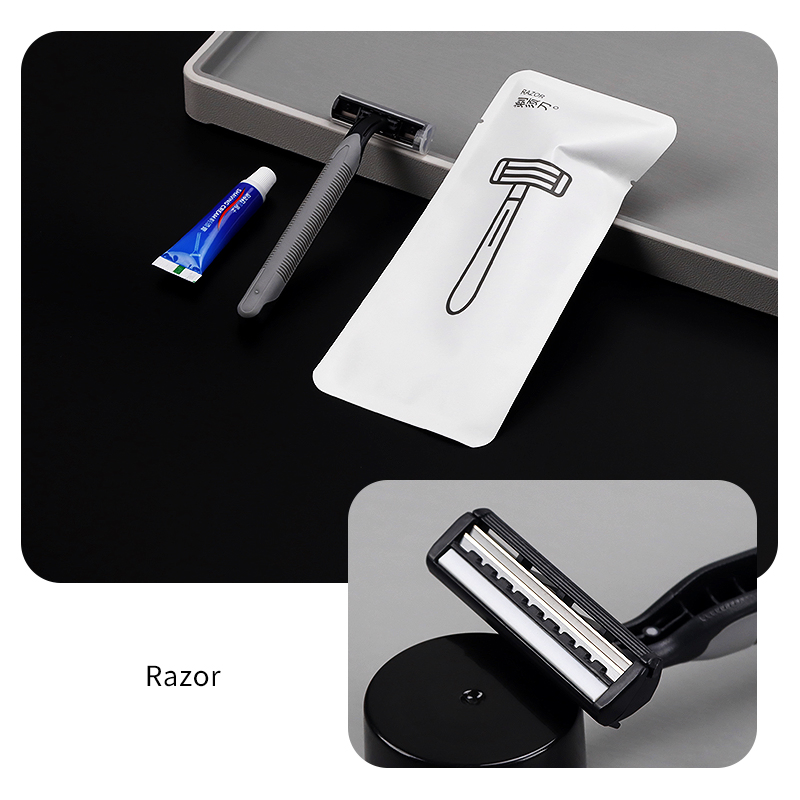 Customized Hotel Amenities Set Travel Disposable Hotel Dental Hygiene Set Shampoo Shower Gel Toiletries Set