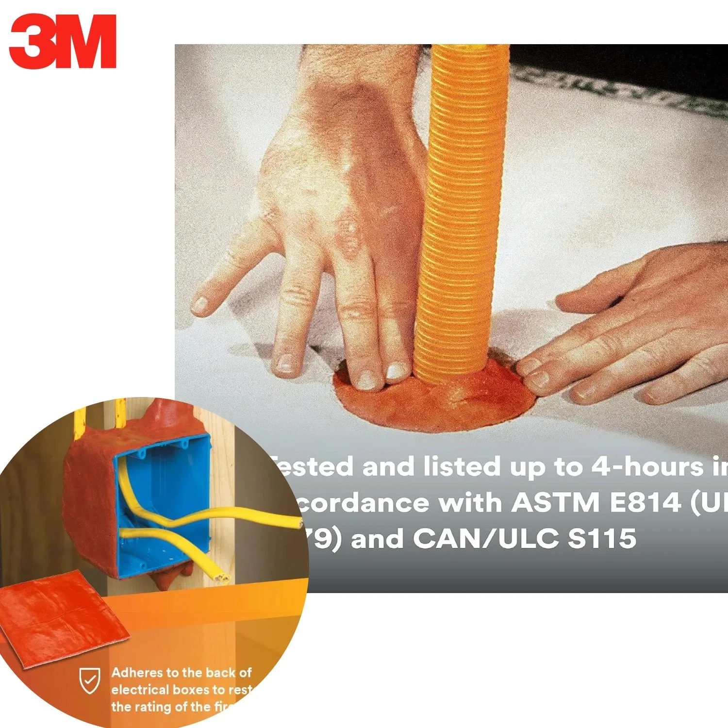 Top Quality Firestop Putty Pad for Pipe Fireproof