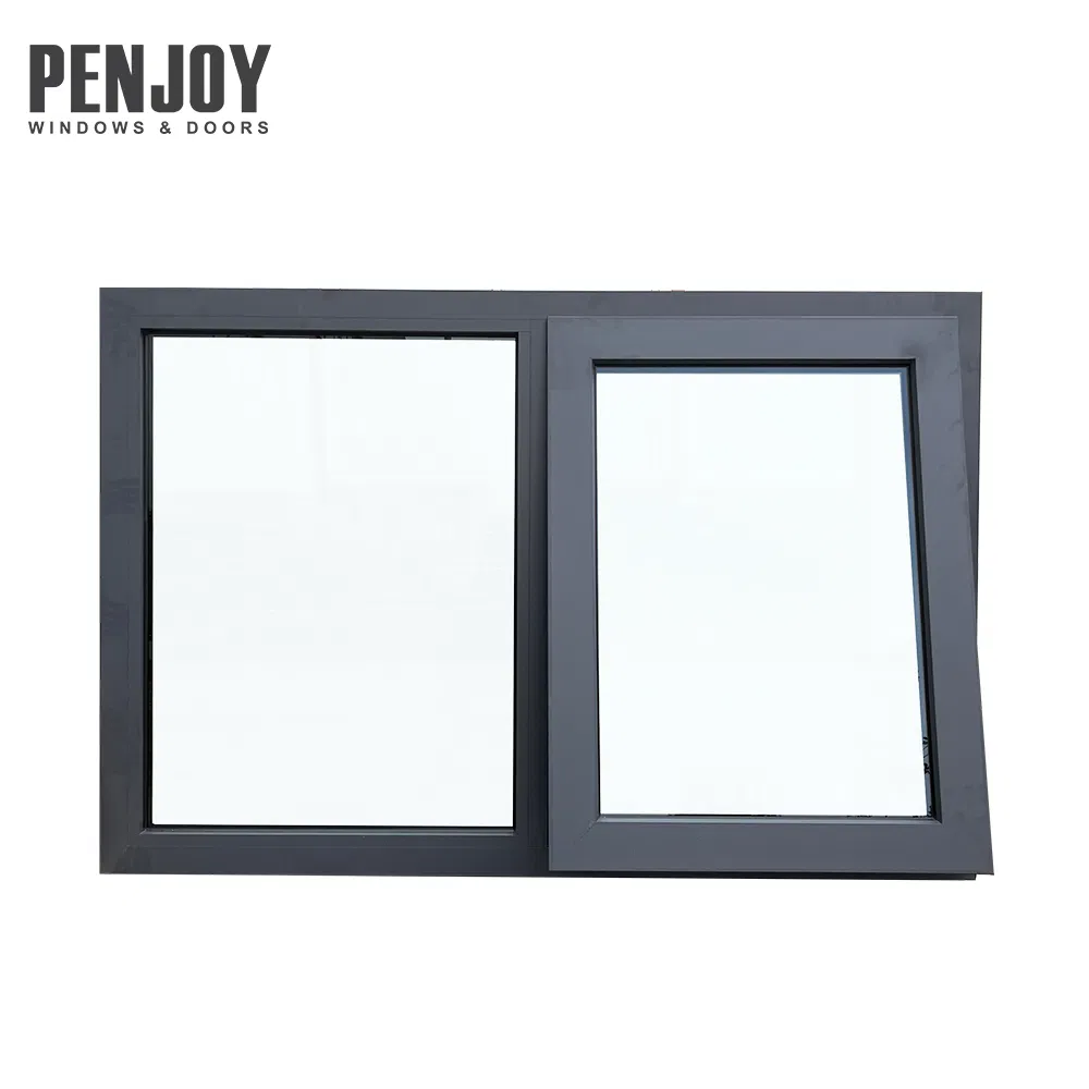 Penjoy Timber Reveal New Zealand System Aluminum Triple Glaze Outward Opening Window
