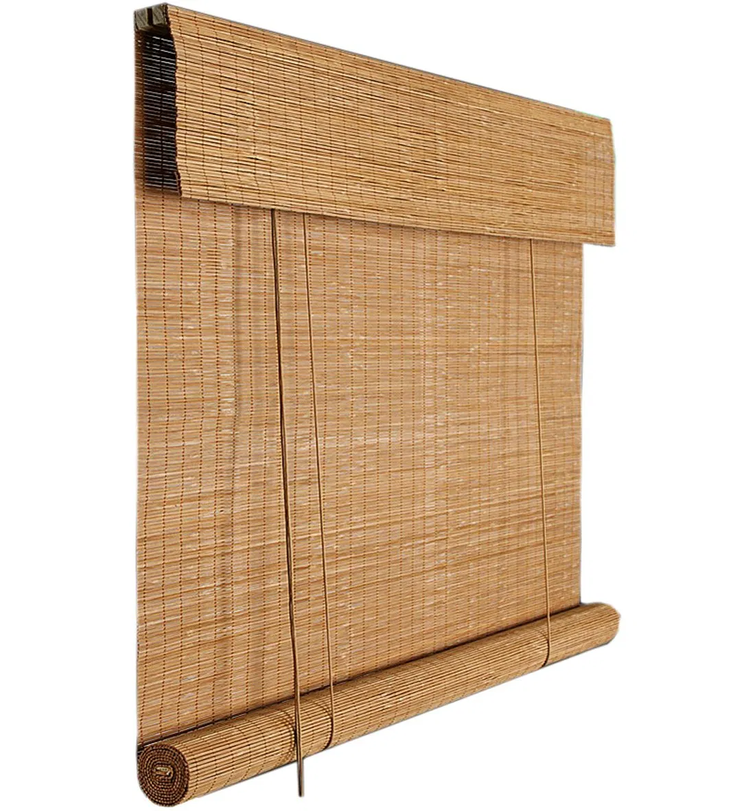 Various Natural Curtains and Blinds in Bamboo