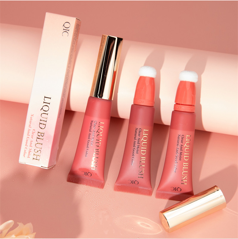 Private Label High Quality Makeup Liquid Cheek Blusher Wholesale Long Lasting Vegan Cream Liquid Blush