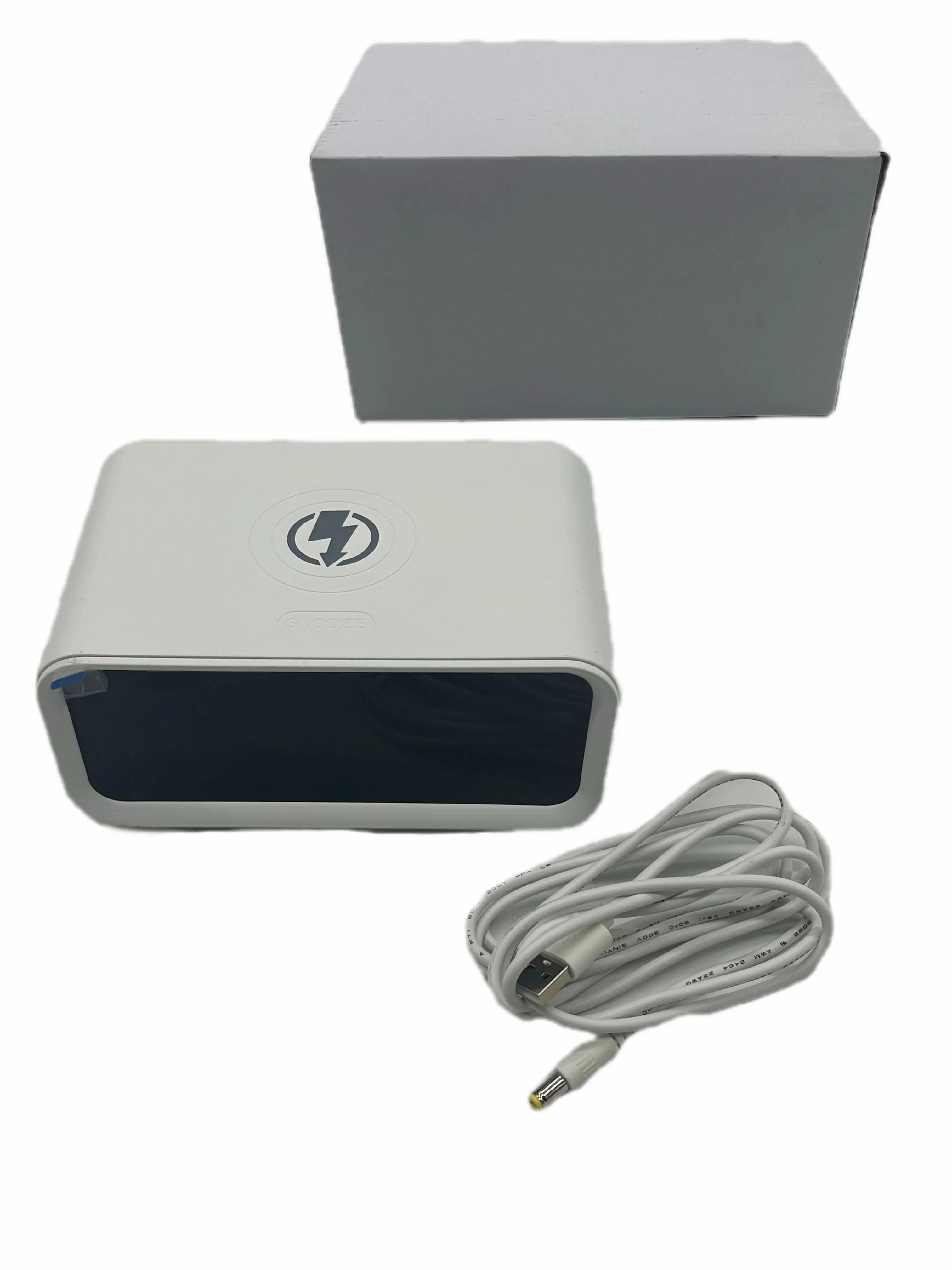 Multifunctional LED Clock with Night Light and Quick Phone Charging