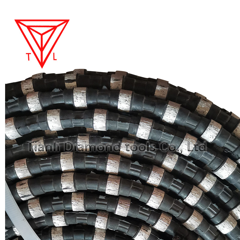 Diamond Serrated Wire Rope Saw for Moorstone
