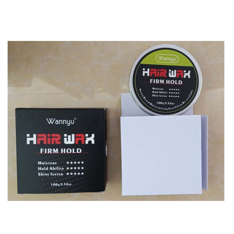 Factory Best Selling Wholesale Natural Formula Moisturizing Feature Firmly Hold Long Lasting Fragrant Private Label Hair Wax