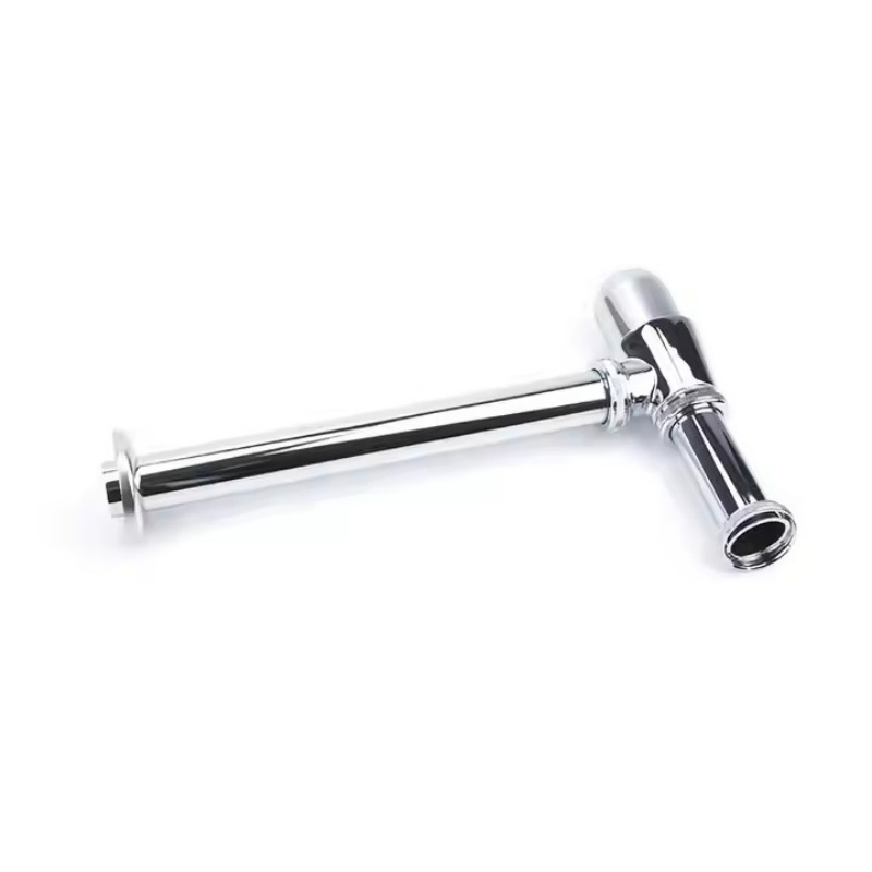 Bottle Siphon for Wash Basin Bathroom Round Brass Main Trap Body