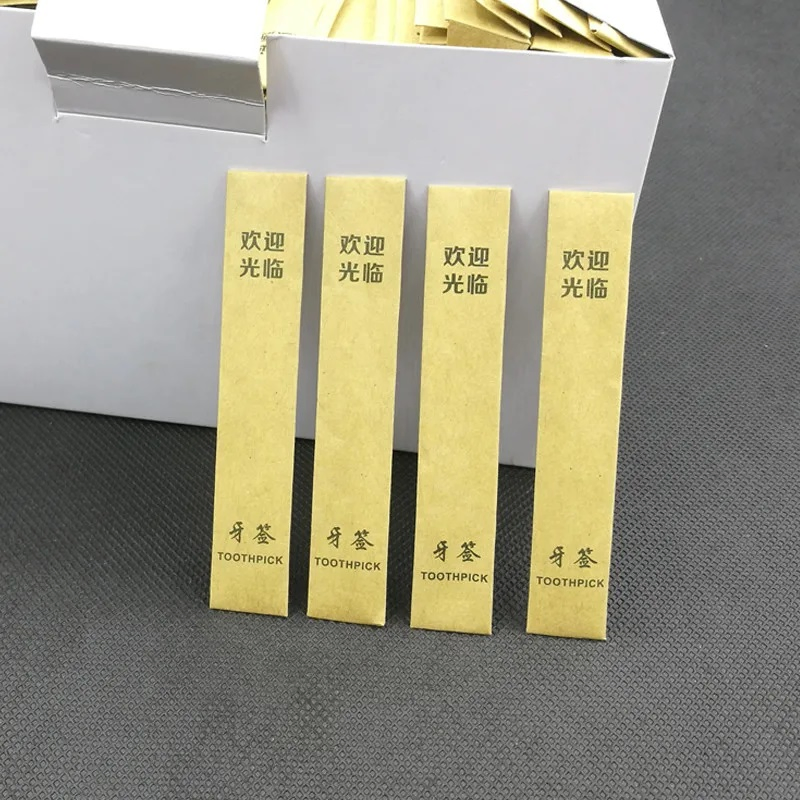 Hollow Design Bamboo Toothpicks Lightweight Eco-Friendly Biodegradable
