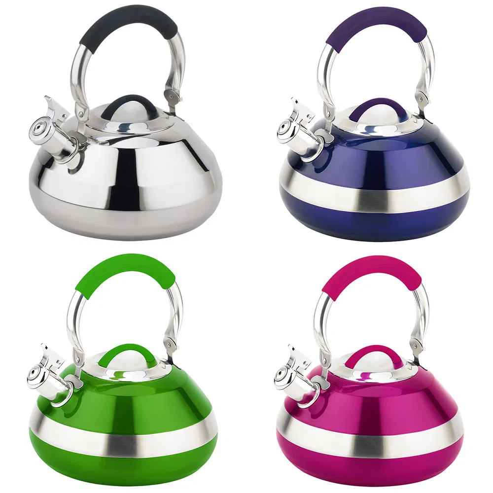 3L/5L Prismatic Welding Body Metal Stainless Steel Whistling Tea Kettle, Czajnik, Czajnik Z Gwizdkiem