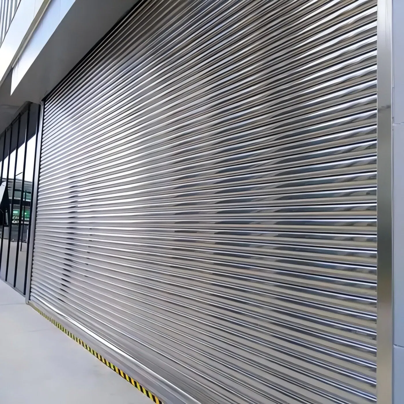 Customizable 304 Stainless Steel Fire Rated Roller Shutter Door Global Shipping Available