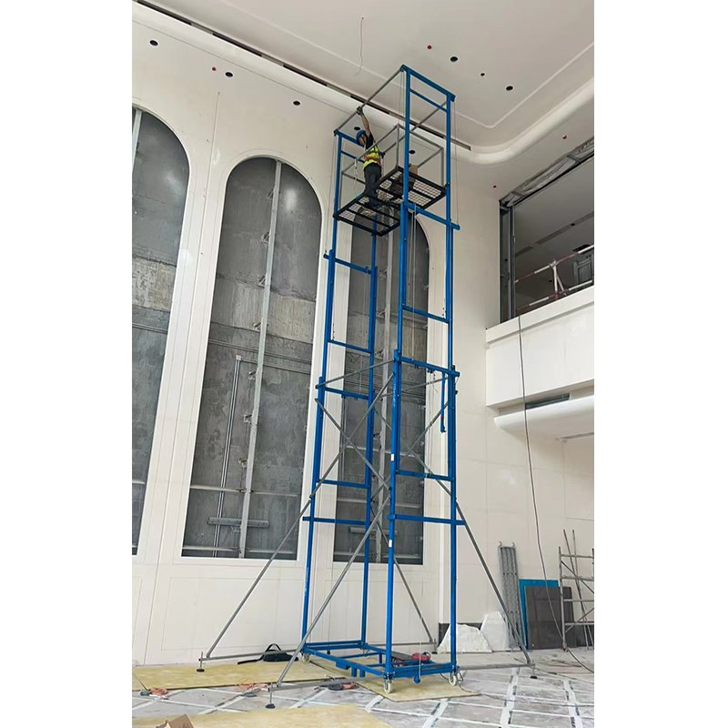Scaffolding Price High Quality 2m/15m Mobile Platform Remote Control Elevator /Electric Scaffolding for Building