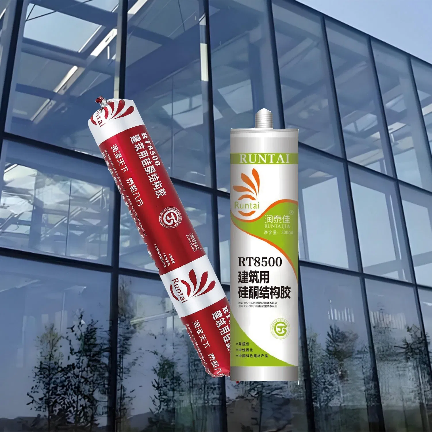 Runtai Designed for High Strength Bonding Structural Silicone Sealant in Curtain Wall