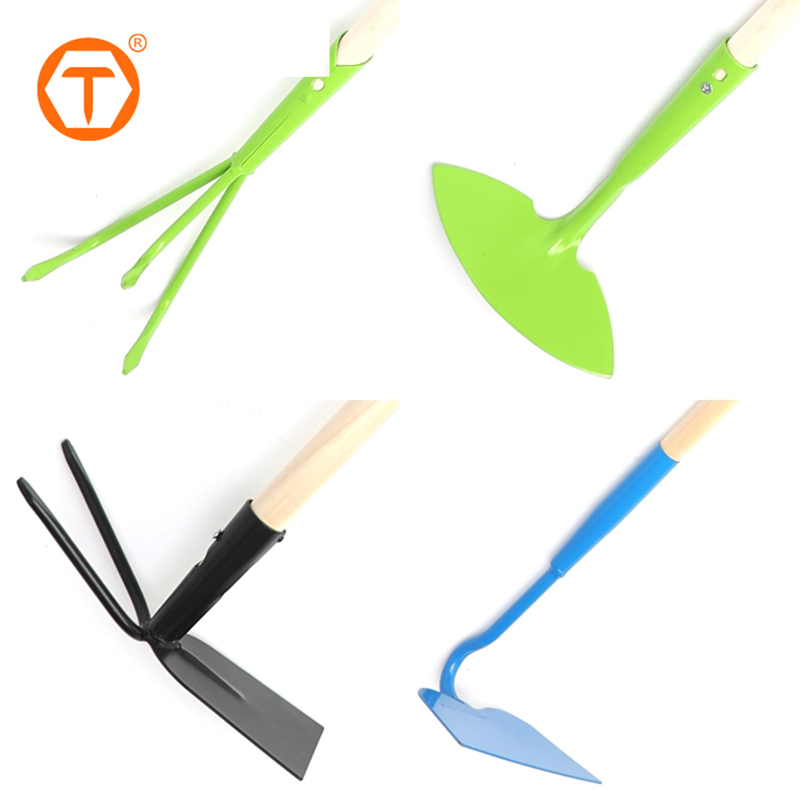 Lawn Cultivator Wooden Digging Fork Garden Tools Professional Farming Soil Weeding Hoe
