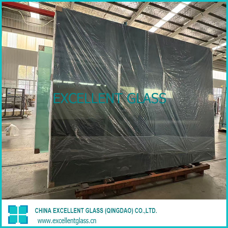 Black Painted Glass/High Quality Painted Glass/Epoxy/Colored/Coated/Wardrobe Glass/Vinyl Back/White Painted Glass
