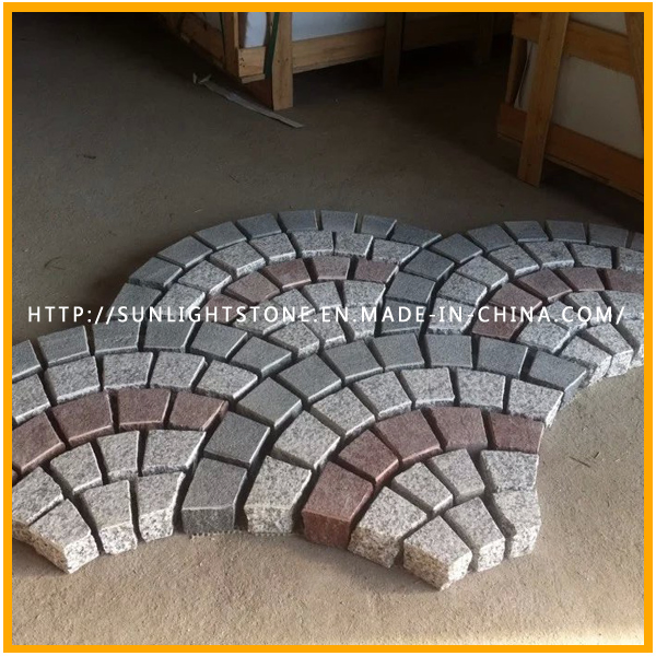 Cheap Price G603 Sesame White Flamed Granite Paving Stone for Landscape