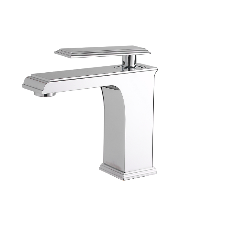 Ultra Thin Round Shape Slim Long Basin Faucet
