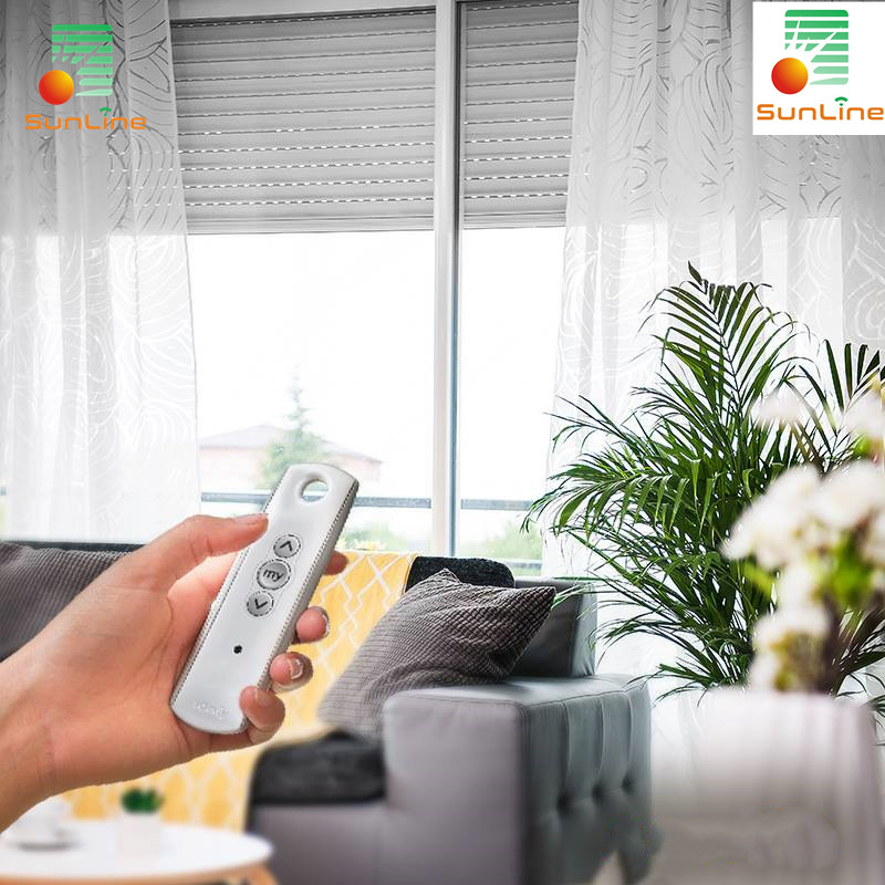 Energy-Saving Aluminum Alloy Foam Roller Shutter Window with Tubular Motor Drive