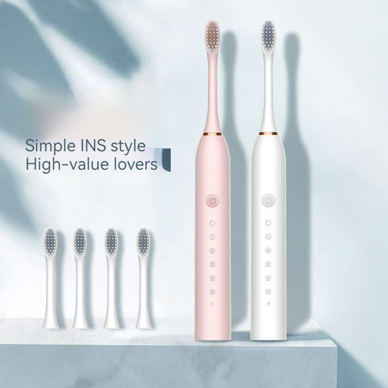 Accepted Power Brush Heads Travel Case Black Series Ultra Whitening Toothbrush