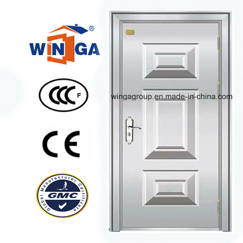 Flat Design High Quality 304stainless Steel Security Steel Door (W-GH-04)