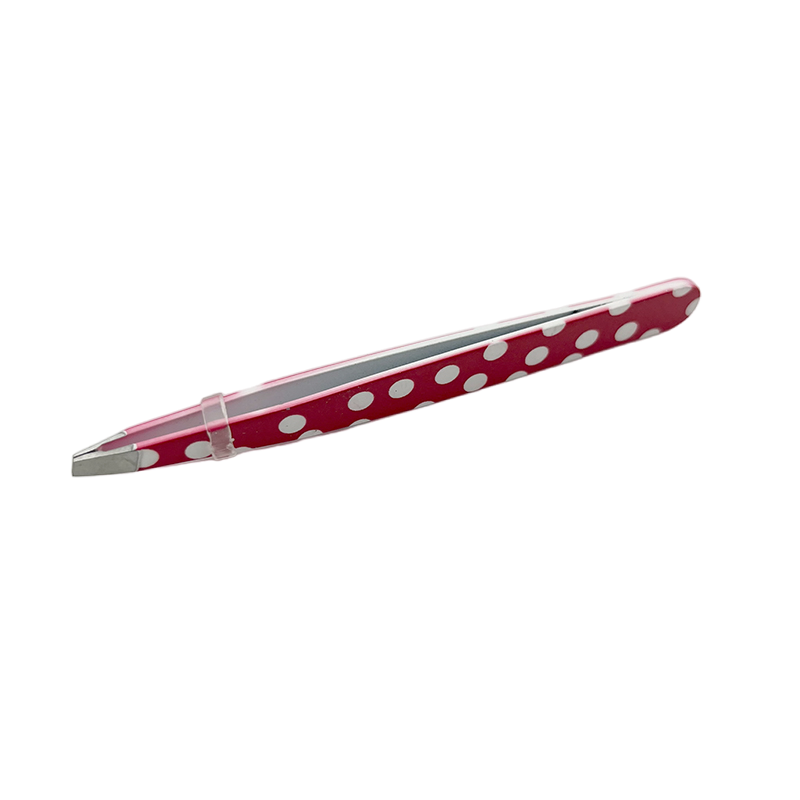Customized Precision Slanted Stainless Steel Eyebrow Tweezer for Perfect Shaping