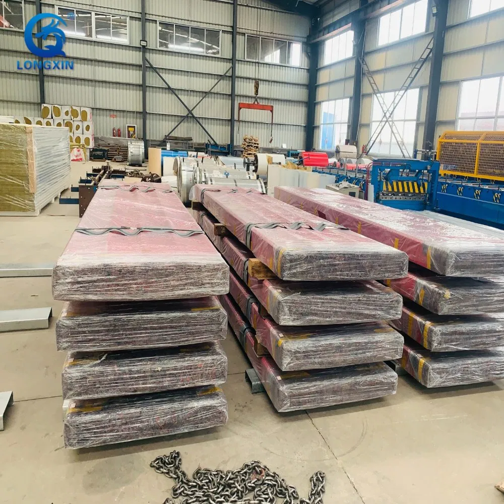 Hot Sales Thickness 0.2mm 0.6mm Corrugated Board PPGI PPGL Color Painted Roof Panel Metal Steel Roofing Sheet