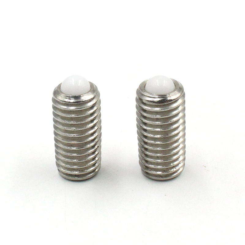 Stainless Coloured Metal Ball Head Screw M6 Spring Loaded Ball Head Hexagon Socket Set Screws