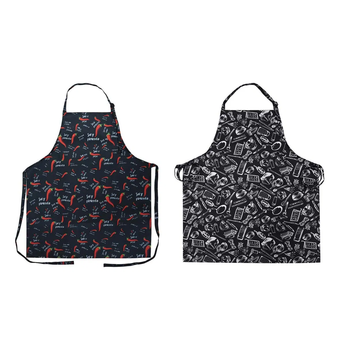 Chili Apron, Hat, Sweat Towel, Three-Piece Set, Home Hotel Kitchen Set, Kitchen Tools