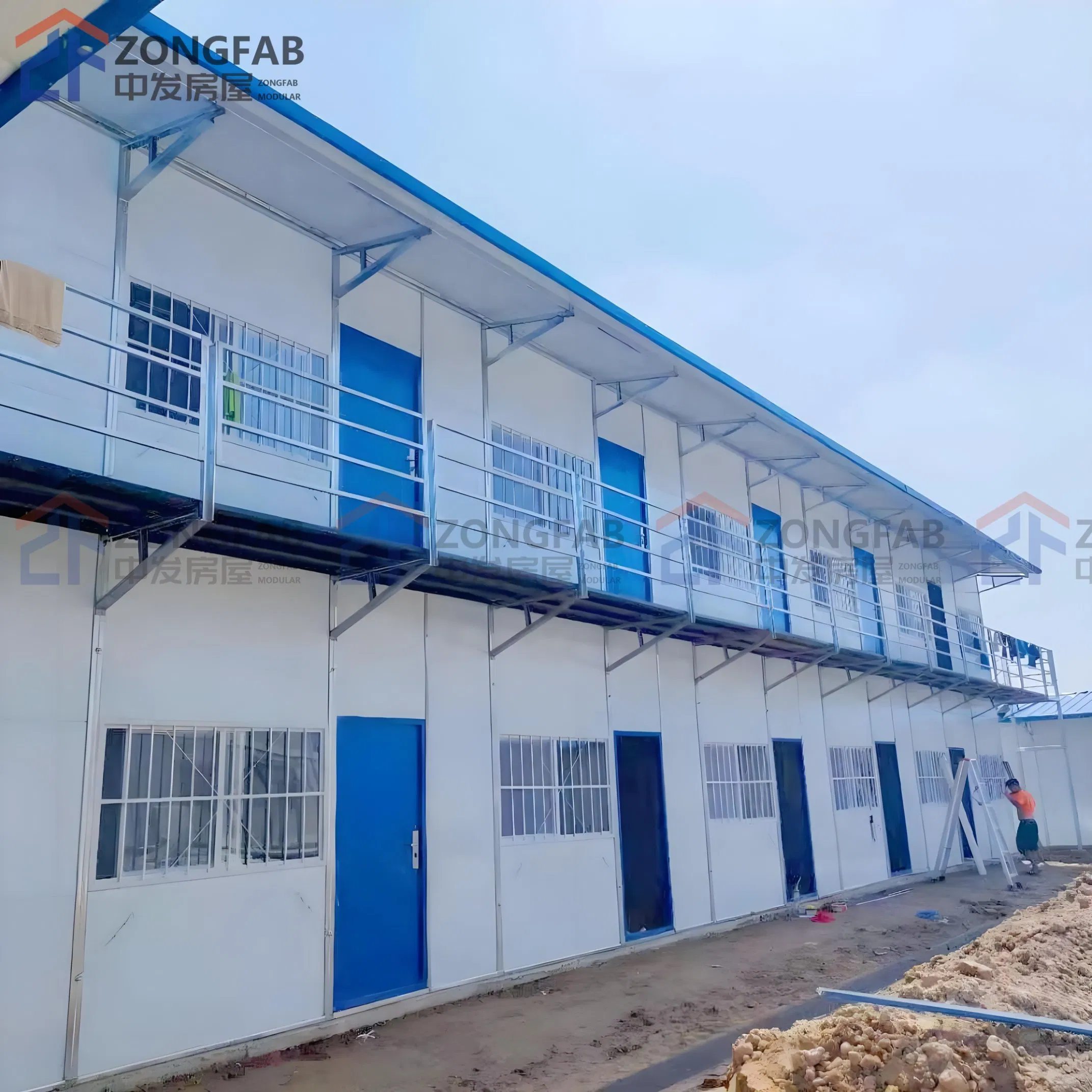 Flexible Layout Modular Design Thermal Insulation Foam Sandwich Panel Board House