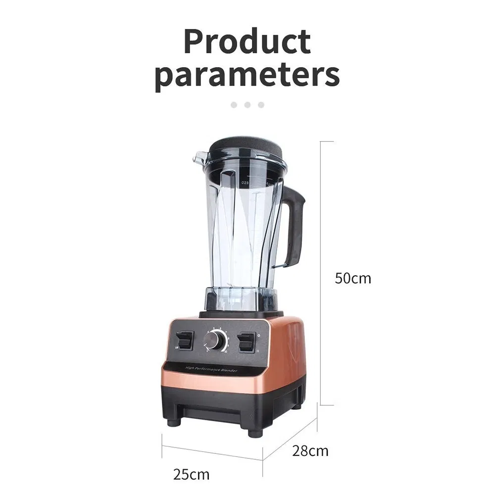 Zd-801A Plastic/Stainless Steel Housing Material Multifunctional High Speed Food Blender