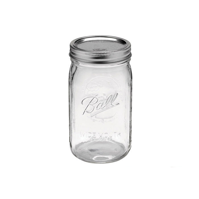 Стеклянная банка Mason 32 унции, подарочная