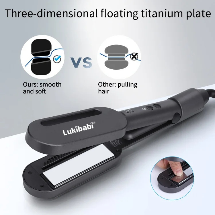 Professional Keratin Oil Steam Hair Straightener for Effortless Styling