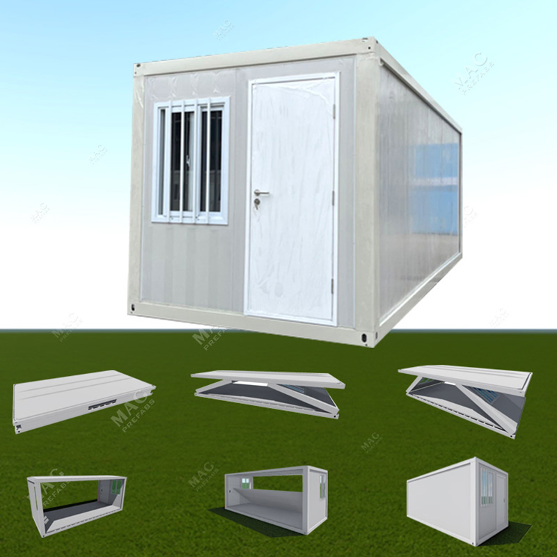 China Factory Price 40FT Easy Install Foldable Ready Made Big Size Folding Modular Prefab Prefabricated Container House