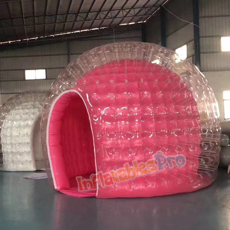 Small Inflatable Igloo Tent with Leg Lighting for Event
