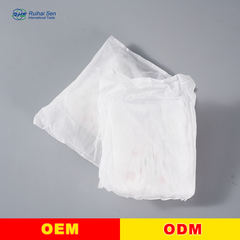 Elderly Adults Printed PE Film Incontinence Diapers Disposable Pull up Pants