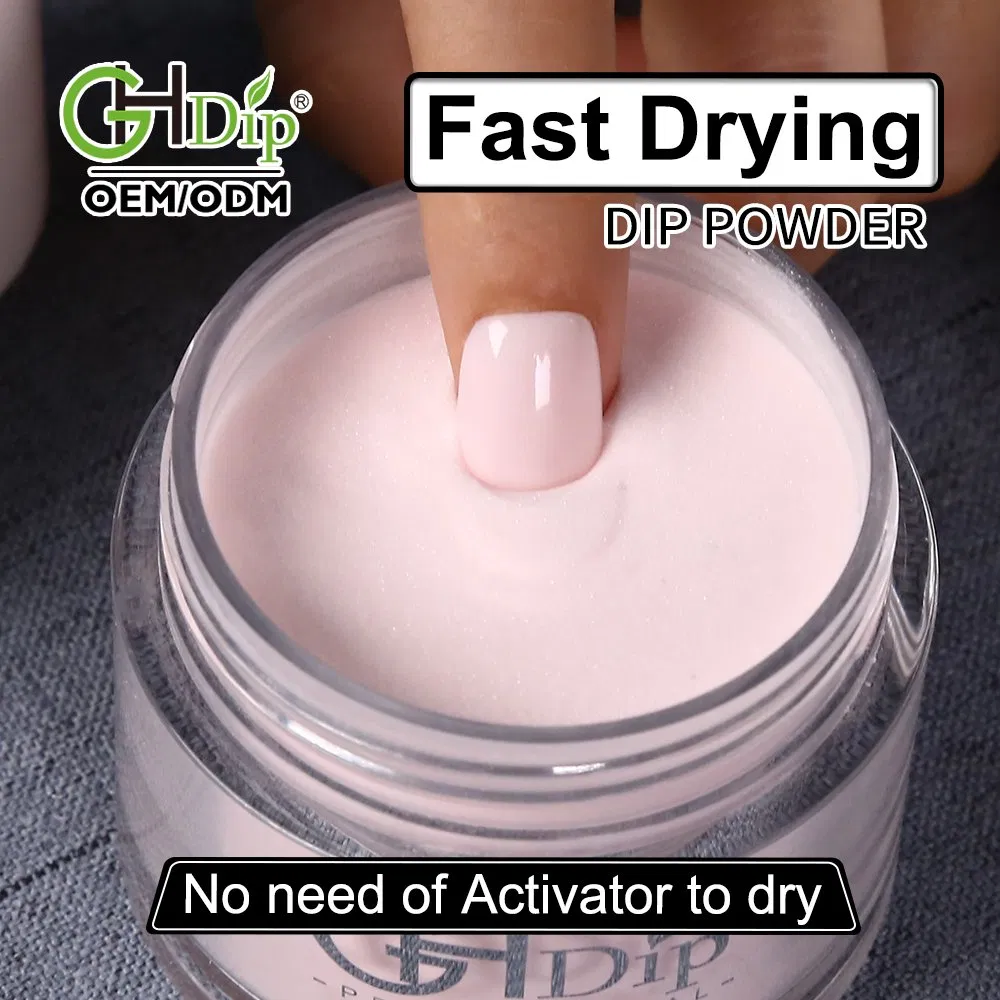 Fast Drying DIP Powder Nude Color Nail Art