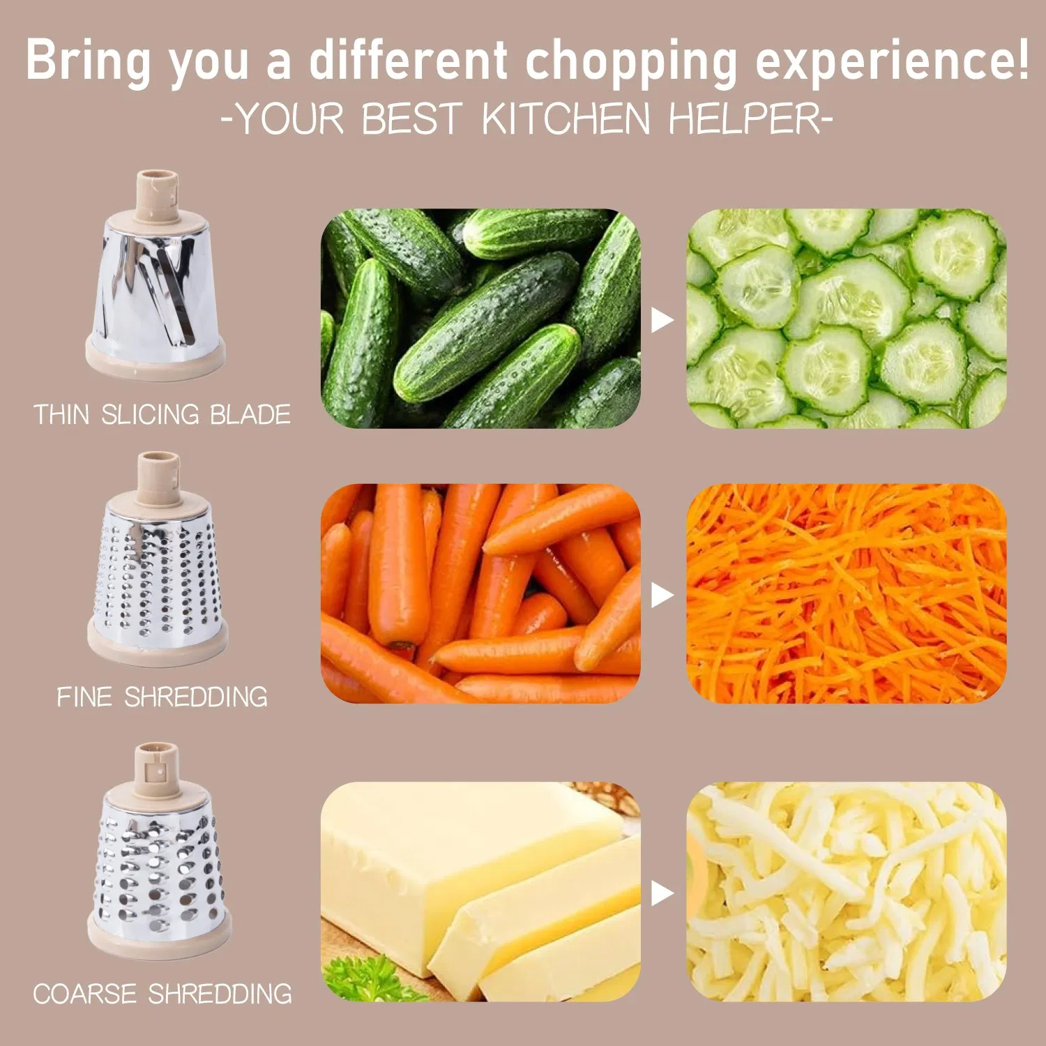 Ручная тёрка для сыра и овощей, нержавеющая сталь