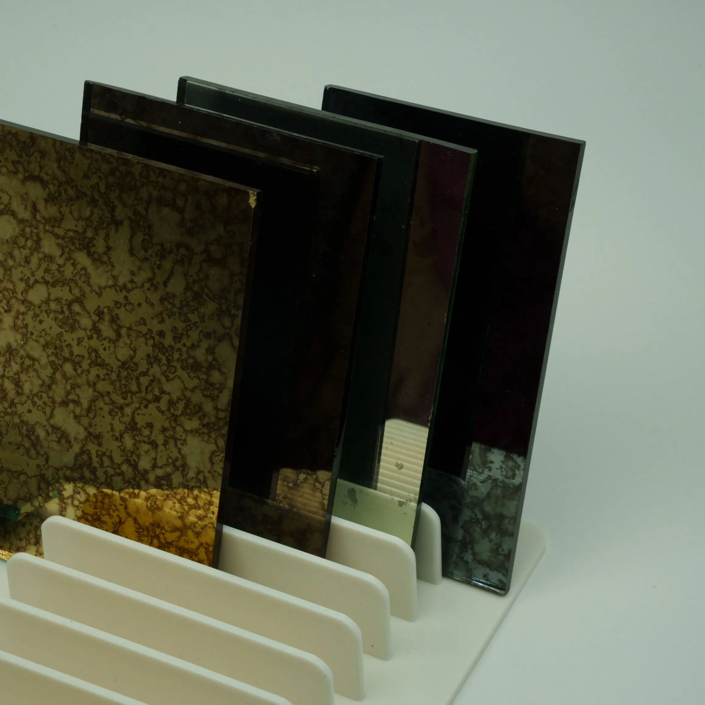 Large Frameless Decorative Wall Colored Antique Silver Mirror